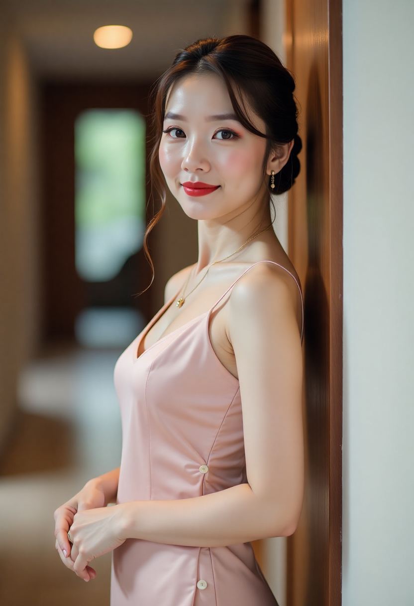 家常晚饭与两个人的小餐桌